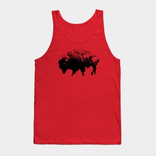 American Bison Digital Photo Art Tank Top